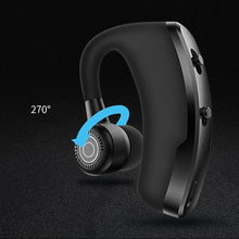 Load image into Gallery viewer, Single Ear Business Earphone Bluetooth 5.0 Sports Wireless Noise Isolating Headset Wireless Bluetooth Earpiece Hands-Free 10 Hours Playing Time Earphones With Built-in Mic For Driving Office Compatible With Smartphones
