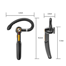 Load image into Gallery viewer, Single Wireless Bluetooth 5.0 Headset Handsfree HIFI Fingerprint Touch Hanging Ear Earphone for iPhone Waterproof Earpiece Ear Wireless Bluetooth Sport Headphones
