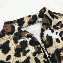 Load image into Gallery viewer, Sizzling Stylish Women's Long Sleeve Jacket Sweater Top Ladies Casual Leopard Print, Cardigan Zipper, Short Outwear, Coat Jacket
