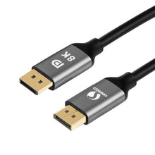 Load image into Gallery viewer, Slim And Flexible 1.4 8K HDR 60Hz 4K@144Hz 32.4Gbps DisplayPort Cable Adapter For PC Laptop TV Monitor Projector
