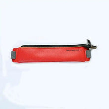 Load image into Gallery viewer, Slim Leather Unique Design Pencil Case Book Holder Pouch With Elastic Band For Notebook Fashion School Pen Case
