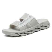 Load image into Gallery viewer, Slippers For Mens Beach Flip Flops White Sandals Flip Flop Sandals With Shock Absorbing Sole  Lightweight Non-Slip Sport Cushion Beach Slippers
