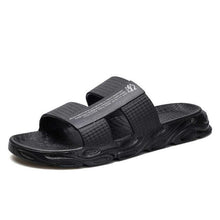 Load image into Gallery viewer, Slippers For Mens Beach Flip Flops White Sandals Flip Flop Sandals With Shock Absorbing Sole  Lightweight Non-Slip Sport Cushion Beach Slippers
