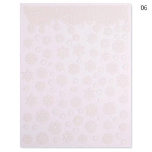 Load image into Gallery viewer, Sliver Bronzing Christmas Slider Nail Art 3D Decals Decoration Snowflake Nail Art Sticker Manicures Transfer Foil Xmas Gift  Nails Snowflake Nail Art Stickers Decals Christmas Nail 3D Self Adhesive Nail Stickers for Acrylic Nails Snowflake
