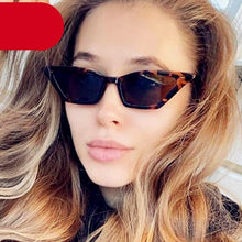 Load image into Gallery viewer, Small Leopard Cateye Design Women Sunglasses Vintage Glasses For Women Summer UV Eyewear Protection Eye Catching Cool Sunglasses For Women Goggles Plastic Frame
