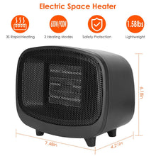 Load image into Gallery viewer, Small Portable Electric Space Heater
