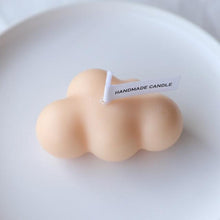 Load image into Gallery viewer, Small Scented Cloud Shape Birthday Candle Handmade Scented Candle Hand Poured Decorative Candle Aesthetic Candle Room Decor For Home Use Bedroom Romantic Soy Candle Home decoration Mother's Day Gifts
