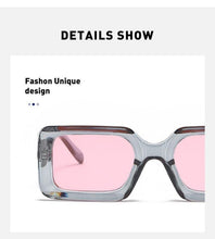 Load image into Gallery viewer, Small Size Rectangle Shape Sunglasses For Women &amp; Men New Retro Style Square Branded Design New Fashionable  Hip Hop Sun Glasses For Female
