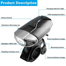 Load image into Gallery viewer, Smart Bike Light Wireless Remote Control Cycling Turning Signal Taillight USB Bicycle Rechargeable Rear Light LED Warning Lamp USB Bicycle Tail Light Wireless Remote Control Back Bike Light For Night Riding Safety Warning Cycling Lights
