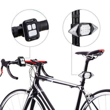 Load image into Gallery viewer, Smart Bike Light Wireless Remote Control Cycling Turning Signal Taillight USB Bicycle Rechargeable Rear Light Turn Signals With Wireless Remote Rechargeable Safety Warning Cycling Light Fits On Any Bicycle
