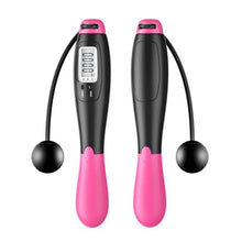 Load image into Gallery viewer, Smart Creative Counting Skipping Rope Wireless Skip Rope Electronic Digital Lose Weight Cordless Jump Ropes Weighted Cordless Jump Rope For Fitness Jump Rope Counter Adjustable Speed Skipping Rope For Men Women
