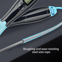 Load image into Gallery viewer, Smart Creative Counting Skipping Rope Wireless Skip Rope Electronic Digital Lose Weight Cordless Jump Ropes Weighted Cordless Jump Rope For Fitness Jump Rope Counter Adjustable Speed Skipping Rope For Men Women
