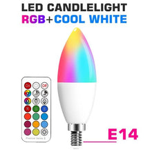 Load image into Gallery viewer, Smart For Home LED Light Bulb E27 E14 GU10 B22 220V 110V  Spot Magic Changeable Lamp Lampada+IR Control Decoration RGB White  Compatible with Alexa Google Home, RGBCW Smart GU10 Bulb, WiFi Smart LED Spot Light Bulb Indoor Decoration
