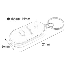 Load image into Gallery viewer, Smart Key Finder Anti-Lost Whistle Sensors Keychain
