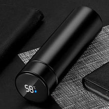 Load image into Gallery viewer, Smart LED Stainless Steel Water Bottle Intelligent Stay Hot/Cold Temperature Thermal Bottle Temperature Display Bottle For Children And Adults 500ml

