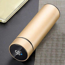 Load image into Gallery viewer, Smart LED Stainless Steel Water Bottle Intelligent Stay Hot/Cold Temperature Thermal Bottle Temperature Display Bottle For Children And Adults 500ml
