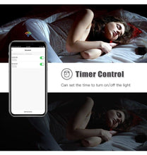 Load image into Gallery viewer, Smart Light Bulb E27 LED Lamp RGB+White+Warm White Work With Alexa Google Home Dimmable Timer Function RGB LED Bulb Bulb-Timer  Sunrise  Sunset Dimmable Multicolo Warm White No Hub Required Compatible With Alexa Google Home Assistant
