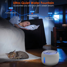 Load image into Gallery viewer, Smart Pet Drinking Fountain with LED Light 7-Pack Replaceable Water Filters
