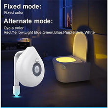 Load image into Gallery viewer, Smart PIR Motion Sensor Toilet Seat Night Light
