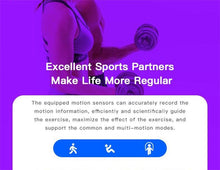 Load image into Gallery viewer, Smart Watch Heart Rate Fitness Tracker Men Women Smart Wristband Waterproof Sport Smartwatch With Touch Screen Digital Watch Fitness Trackers Heart Rate Monitor Step Counter Women Men Activity Watch
