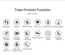 Load image into Gallery viewer, Smart Watch Heart Rate Fitness Tracker Men Women Smart Wristband Waterproof Sport Smartwatch With Touch Screen Digital Watch Fitness Trackers Heart Rate Monitor Step Counter Women Men Activity Watch
