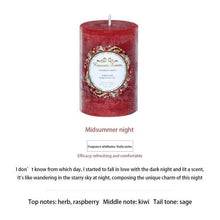 Load image into Gallery viewer, Smokeless Soy Wax Scented Candles Scented Pillar Candles Dripless Clean Burning Smokeless Dinner Candle For Wedding Party Restaurants Home Candles Church Wedding Birthday Holiday Scented Buddhist Creative Candles
