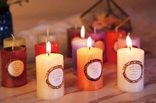 Load image into Gallery viewer, Smokeless Soy Wax Scented Candles Scented Pillar Candles Dripless Clean Burning Smokeless Dinner Candle For Wedding Party Restaurants Home Candles Church Wedding Birthday Holiday Scented Buddhist Creative Candles
