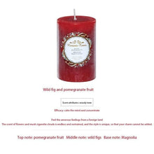 Load image into Gallery viewer, Smokeless Soy Wax Scented Candles Scented Pillar Candles Dripless Clean Burning Smokeless Dinner Candle For Wedding Party Restaurants Home Candles Church Wedding Birthday Holiday Scented Buddhist Creative Candles
