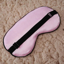 Load image into Gallery viewer, Smooth Pure Silk Sleep Rest Eye Mask Padded Shade Cover Travel Relax Eye Mask Sleeping Mask Comfortable Sleep Eye Cover With Adjustable Strap
