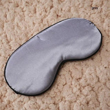 Load image into Gallery viewer, Smooth Pure Silk Sleep Rest Eye Mask Padded Shade Cover Travel Relax Eye Mask Sleeping Mask Comfortable Sleep Eye Cover With Adjustable Strap
