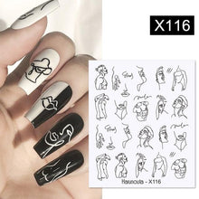 Load image into Gallery viewer, Snowflakes Nail Water Decals Christmas White Snow Transfer Sticker Decoration Slider Flower Leaf Manicuring Art Paper Tips Snowflake Bronzing Christmas Slider Nail Art 3D Decals Decoration Decals Snowflakes Elk Bear Christmas Xmas Stickers
