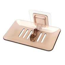 Load image into Gallery viewer, Soap Dish Suction Cup Soap Dish Soap Dish for Bathroom Case Soap Box Dish Storage Plate Drain Soap Box Soap Holder Transparent Soap Dish Drainer Tray - Suction Cup Soap Dish Holder Wall Mounted for Bathroom Shower
