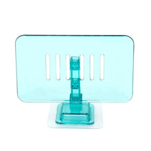 Load image into Gallery viewer, Soap Dish Suction Cup Soap Dish Soap Dish for Bathroom Case Soap Box Dish Storage Plate Drain Soap Box Soap Holder Transparent Soap Dish Drainer Tray - Suction Cup Soap Dish Holder Wall Mounted for Bathroom Shower
