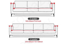 Load image into Gallery viewer, Sofa Cover Geometric Couch Cover Elastic Sofa Cover for Living Room Pets Corner L Shaped Chaise Longue Sofa Slipcover Shaped Sofa Slipcovers with Elastic Bottom, Jacquard Chaise Lounge Set for Living Room
