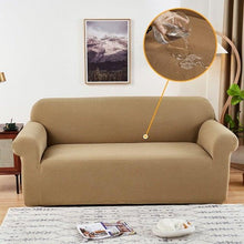 Load image into Gallery viewer, Sofa Cover Waterproof Waffle Sofa Cover All-Inclusive Thick  Sofa Towel Waterproof Sofa Cushion Waterproof Couch Cover Dual Waterproof Sofa Cover Stretch Jacquard Sofa Slipcover Leakproof Furniture Protector For Kids
