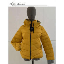 Load image into Gallery viewer, Soft And Comfortable Winter Jacket For Women Short Women's Thicken Outerwear In solid hooded Coats Zipper For Female Slim Cotton padded basic tops
