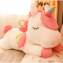 Load image into Gallery viewer, Soft And Cute 30CM Unicorn Action Figure Plush Toy Huggable Bear Doll Girl Sleeping Long Pillow Cute For Girl's Bed
