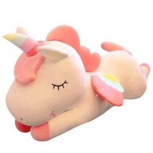 Load image into Gallery viewer, Soft And Cute 30CM Unicorn Action Figure Plush Toy Huggable Bear Doll Girl Sleeping Long Pillow Cute For Girl's Bed
