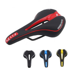 Load image into Gallery viewer, Soft Bicycle Saddle Cushion Bicycle Hollow Saddle Cycling Road Mountain Bike Seat Made Of Comfortable Memory Foam Bicycle Seat With Ergonomic Zone Concept For Men
