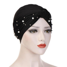 Load image into Gallery viewer, Soft Cotton Lightweight Elegant Turban Hijab Bonnet Arab Wrap Head Turbans Cap Headwrap Headwear Indian African Turbans Twist Headband For Women
