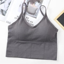 Load image into Gallery viewer, Soft Cotton Sports Bras For Women Push Up Solid Sports Bra Jogging Gym Women Sports Bra Girl Underwear Fitness Running Yoga Sport Tops
