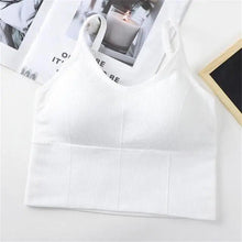 Load image into Gallery viewer, Soft Cotton Sports Bras For Women Push Up Solid Sports Bra Jogging Gym Women Sports Bra Girl Underwear Fitness Running Yoga Sport Tops
