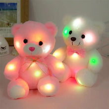 Load image into Gallery viewer, Soft Plush Doll, Light Up LED Teddy Bear Stuffed Animals, Mini Glow Bear Plush Toy Creative Colorful Glowing Teddy Bear Doll Gifts for Bedroom, Kids, Baby, Valentine - Pink
