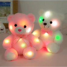 Load image into Gallery viewer, Soft Plush Doll, Light Up LED Teddy Bear Stuffed Animals, Mini Glow Bear Plush Toy Creative Colorful Glowing Teddy Bear Doll Gifts for Bedroom, Kids, Baby, Valentine - Pink
