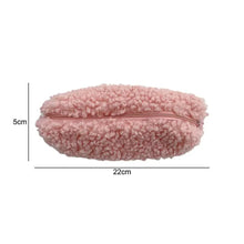 Load image into Gallery viewer, Soft Plush Pencil Case Stationery Pouch Cosmetic Zipper Pouch Bag Simple Lightweight Design
