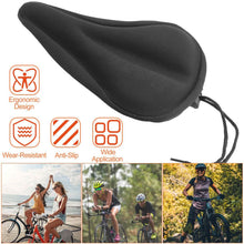 Load image into Gallery viewer, Soft Silicone Gel Bike Seat Saddle Cushion Cover
