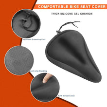 Load image into Gallery viewer, Soft Silicone Gel Bike Seat Saddle Cushion Cover
