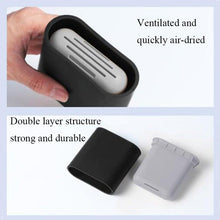 Load image into Gallery viewer, Soft Silicone Head Toilet Brush With Holder Black Wall-Mounted Detachable Handle Bathroom Cleaner Durable Accessories Silicone Toilet Brush Wall Mounting Toilet Brush No-Slip Long Handle Soft Silicone Bristle Toilet Corner Cleaner
