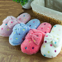 Load image into Gallery viewer, Soft Slipper Womens Home Plush House Winter Warm Slippers Soft Indoors Bedroom Slippers With Memory Foam Comfortable Slip On House Shoes Warm Fur Lined Slippers
