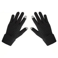 Load image into Gallery viewer, Soft Touchscreen Winter Gloves Elastic Cuff Knit for Cold Weather
